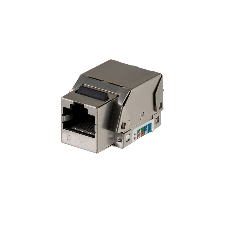 Модуль Keystone Jack RJ-45 CAT 6 экранированный 110 IDC тип 90 градусов REXANT