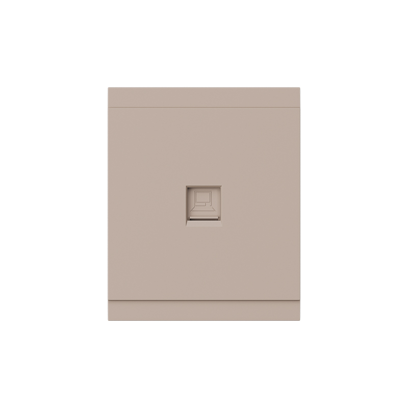Розетка SETE компьютерная RJ45 кат6 с/у кашемир IP20/IP44 KRANZ