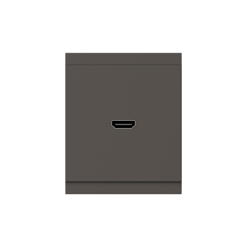 Розетка SETE HDMI с/у графит IP20/IP44 KRANZ