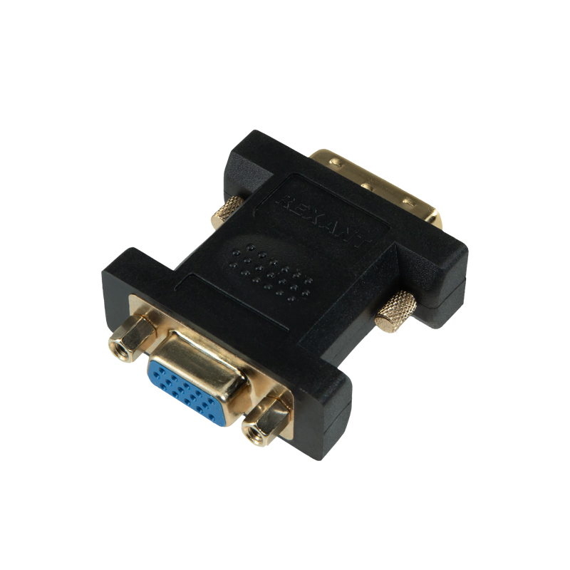 Переходник штекер DVI-I - гнездо VGA REXANT