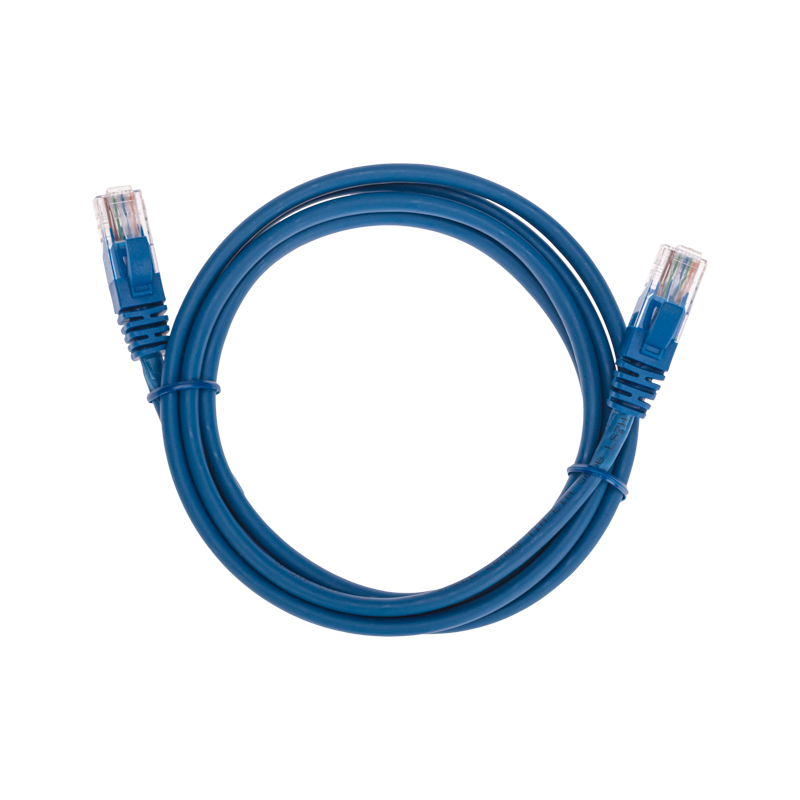 Шнур коммутационный патч-корд U/UTP, CAT 5e, RJ45-RJ45, 26AWG, LSZH, синий, 1,5м REXANT