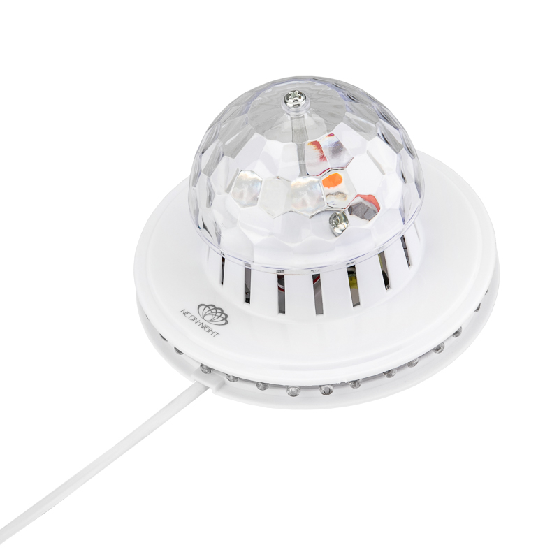 Диско-лампа Летающая тарелка 36LED, 230 В