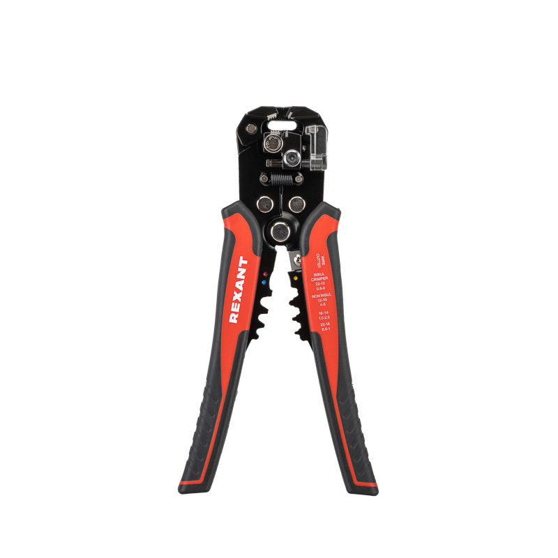 Инструмент для зачистки кабеля 0,2-6,0мм² и обжима наконечников REXANT