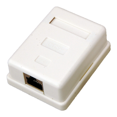 Розетка компьютерная внешняя, 1-порт RJ-45 (8P8C), STP, CAT 5e REXANT