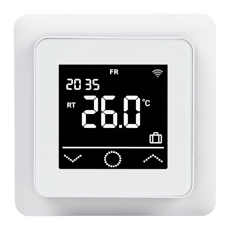 Терморегулятор цифровой ClimaHome W сенсорный, программируемый, с Wi-Fi, белый REXANT