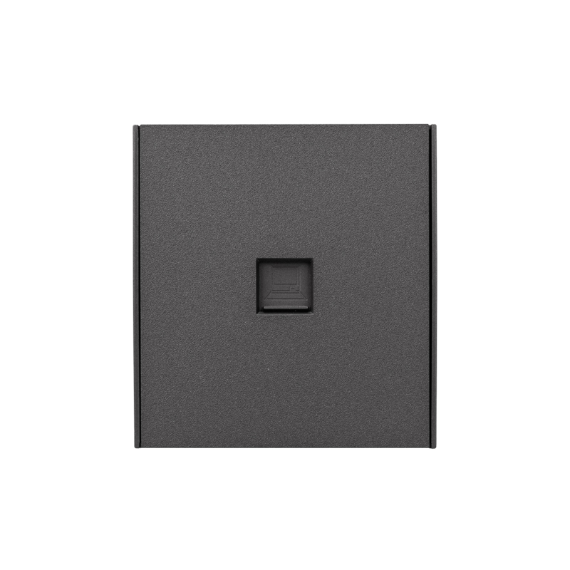 Розетка STRONG компьютерная RJ45 кат6 с/у графит KRANZ