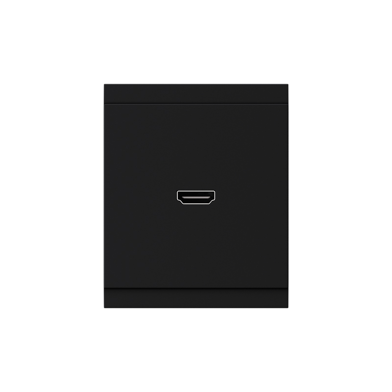 Розетка SETE HDMI с/у антрацит IP20/IP44 KRANZ