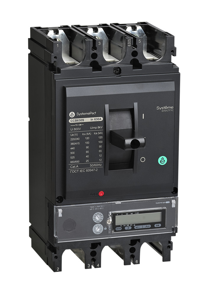 АВТ.ВЫКЛ SYSTEMEPACT CCB630 150KA 3P3D S5.3E 630A РЫЧАГ