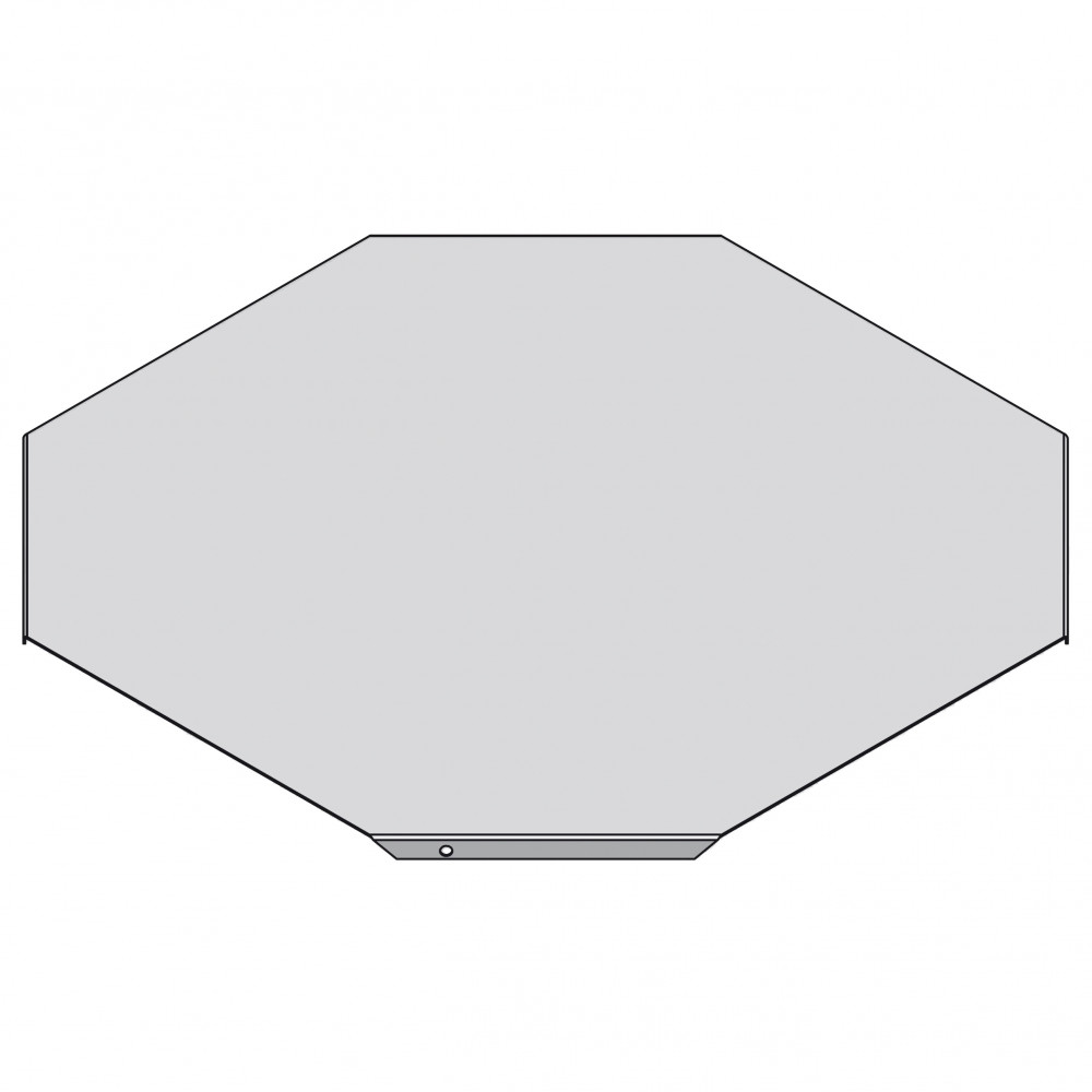КРЫШКА Х-СЕКЦИИ ЛОТКА 60Х500 HDG