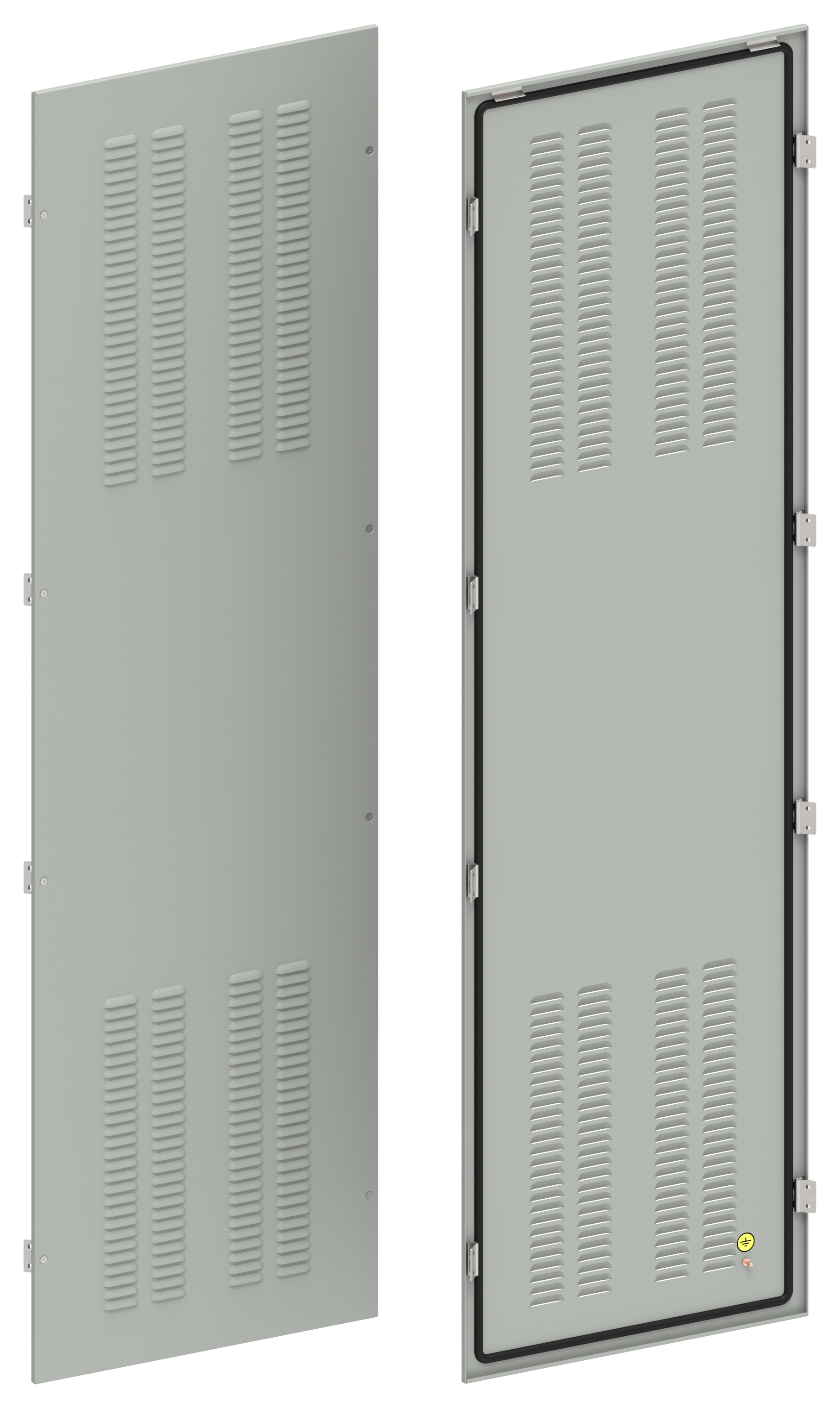 FORMAT Панель боковая вентилируемая 2000х600мм IP31 (2шт/компл) IEK