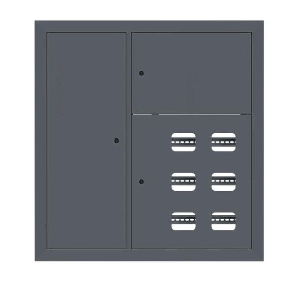 Щит этажный 6 кв. слаботочка слева RAL7016 (1000x950x150) EKF PROxima