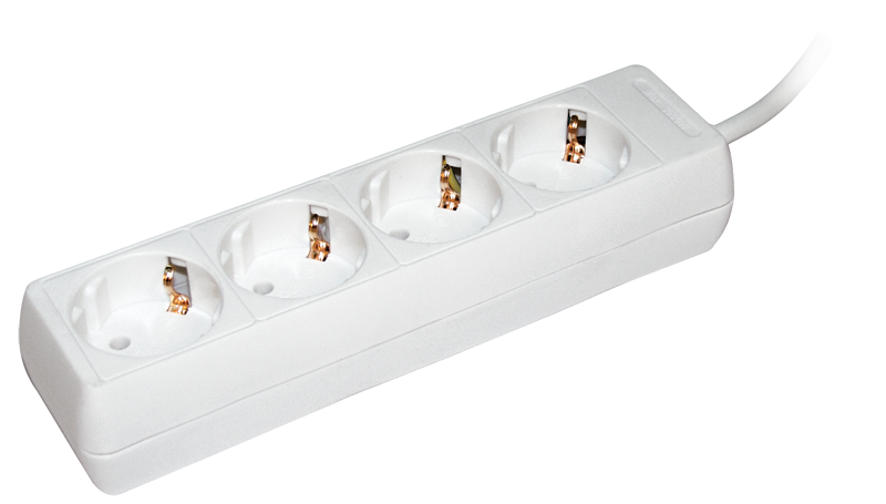Удлинитель У04 4 места 2Р+PЕ/2м 3х1мм2 16А/250В IEK