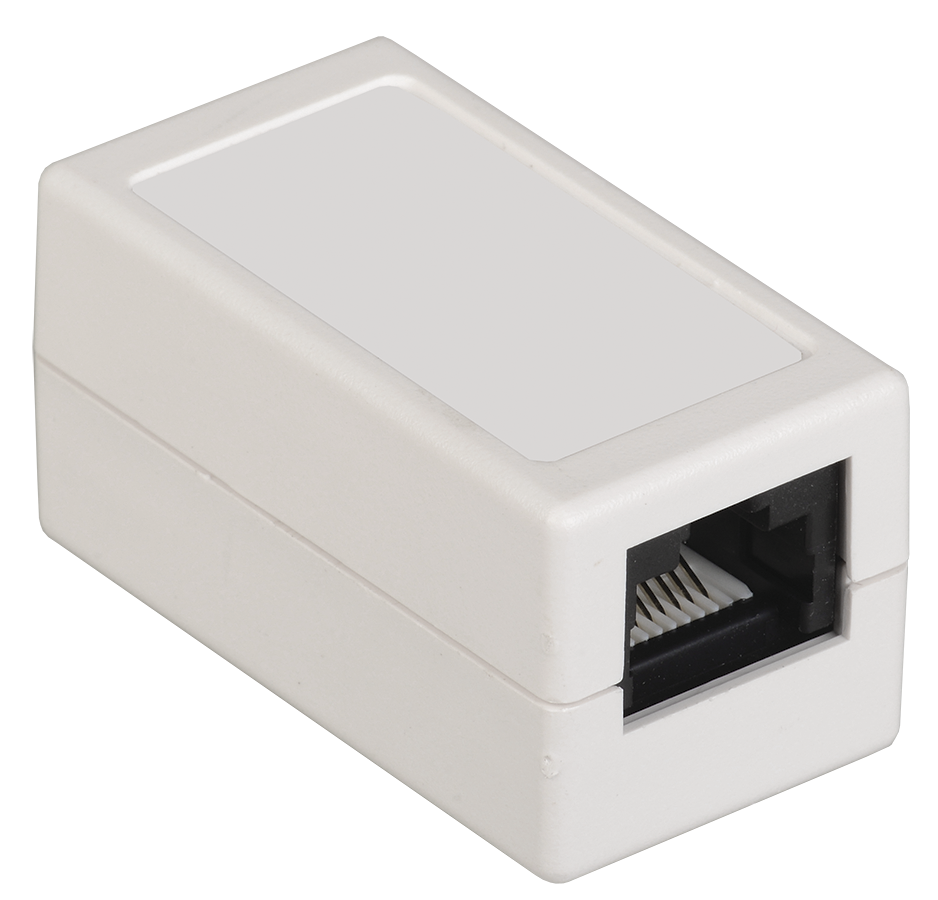 ITK Проходной адаптер кат.6 UTP тип RJ45-RJ45