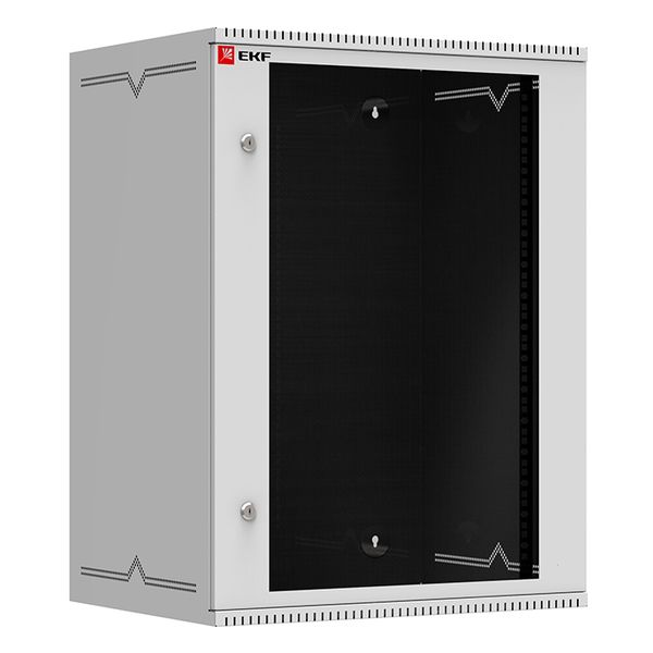 Шкаф телекоммуникационный настенный 15U (600x450) дверь стекло, Astra серия EKF PROxima