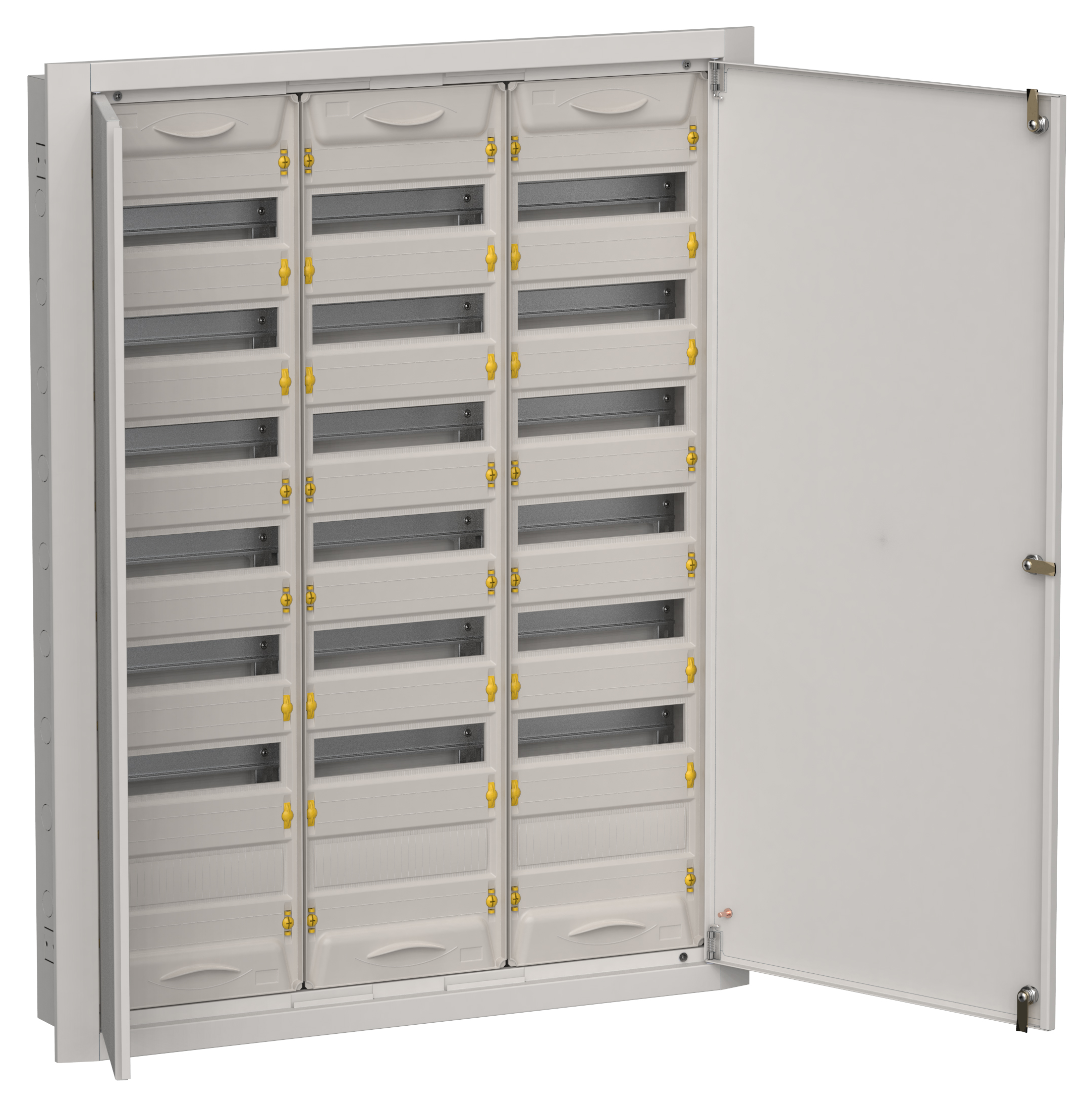 TITAN 5 Корпус металлический ЩРв-252 (3х84) 1130х885х130мм IP31 серый (две двери) IEK