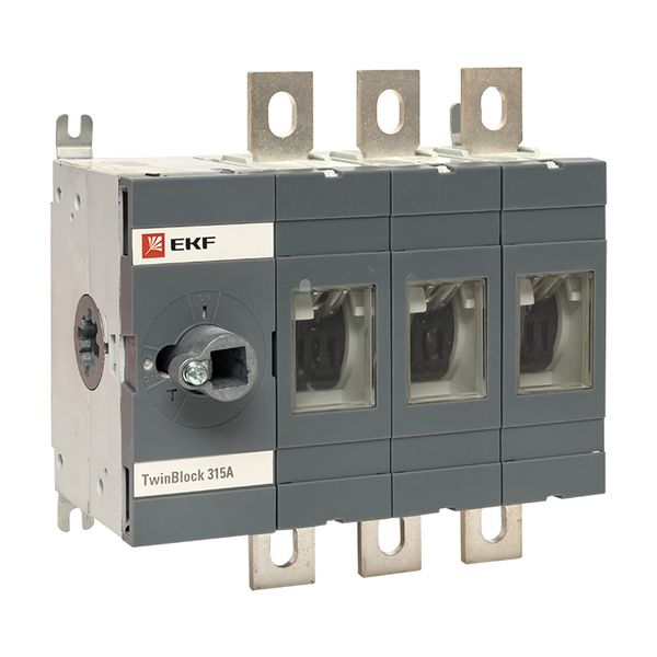Рубильник 315A 3P без рукоятки управления TwinBlock EKF