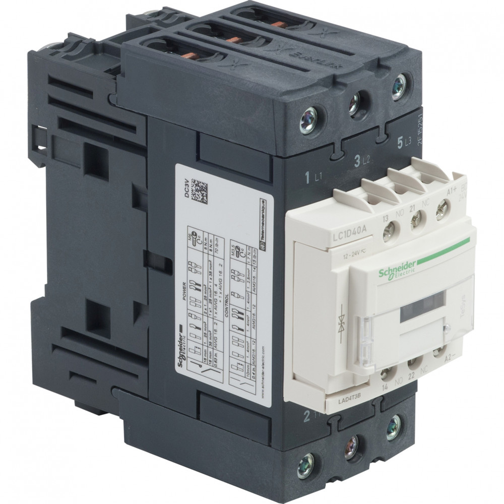 3P КОНТАКТОР 440В 40A 24В DC