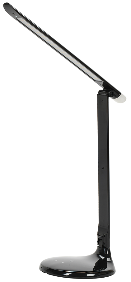 LIGHTING Светильник светодиодный настольный 2013 9Вт на подставке диммер ночник черный IEK