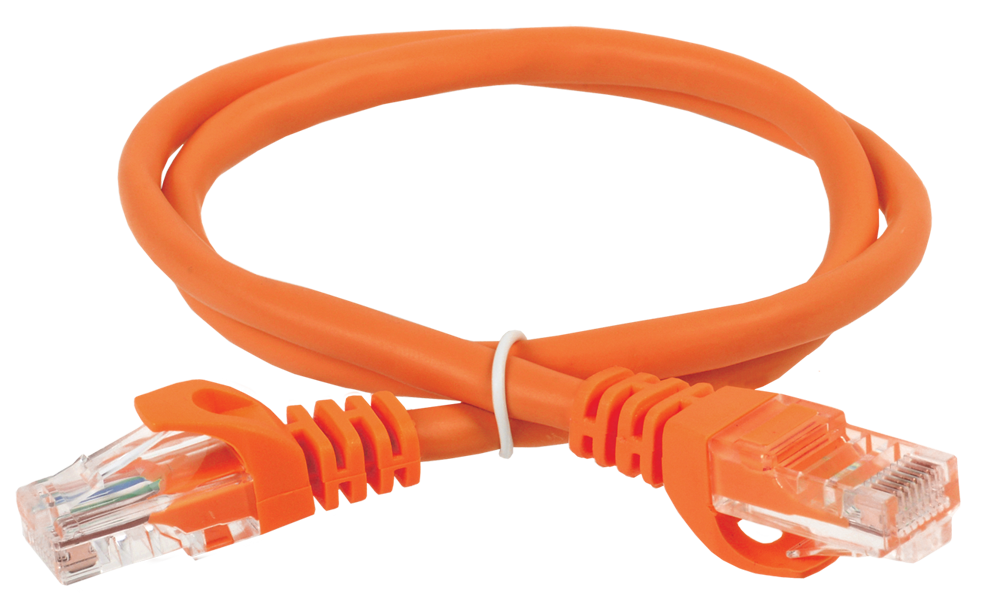 ITK Коммутационный шнур (патч-корд) кат.5E UTP 0,5м оранжевый