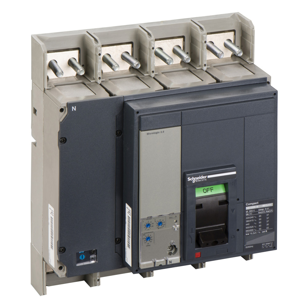 ВЫКЛЮЧАТЕЛЬ NS1600 N 4P+MICR 2.0 В СБОРЕ