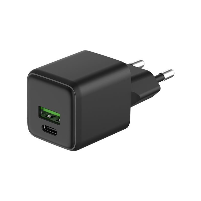 Сетевое зарядное устройство с двумя портами USB-A и Type-C, 20Вт GaN REXANT