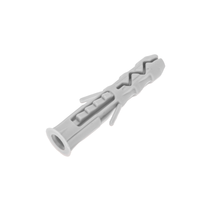 Дюбель распорный 6х30мм, серый, нейлон, пакет (100 шт/уп) KRANZ