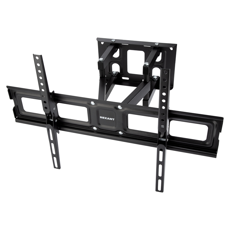 Кронштейн для телевизора 32"-75", наклонно-поворотный, двойное колено REXANT