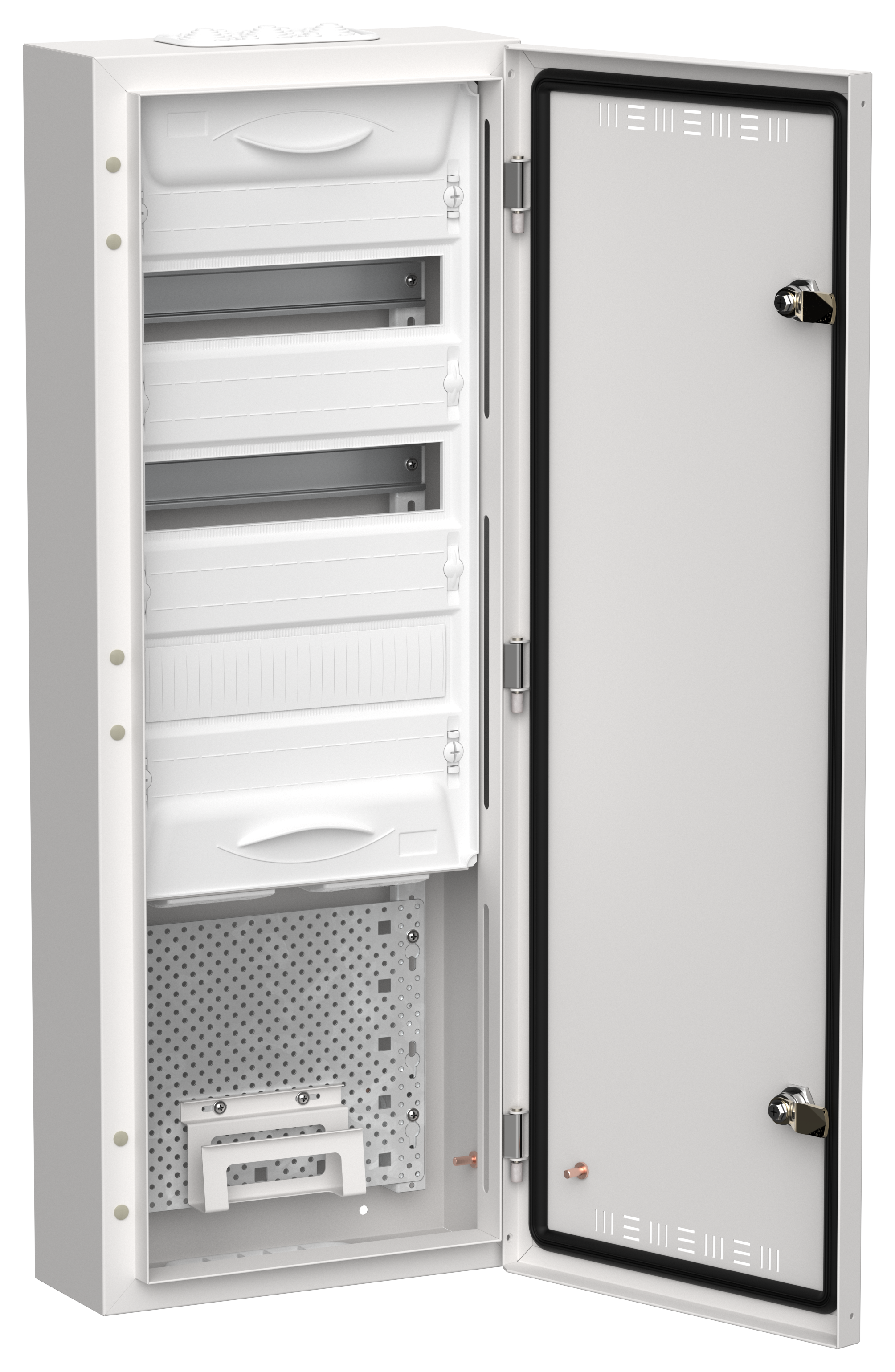TITAN 5 Корпус комбинированный ЩРн-36 (1х60) 835х310х140мм IP30 белый IEK