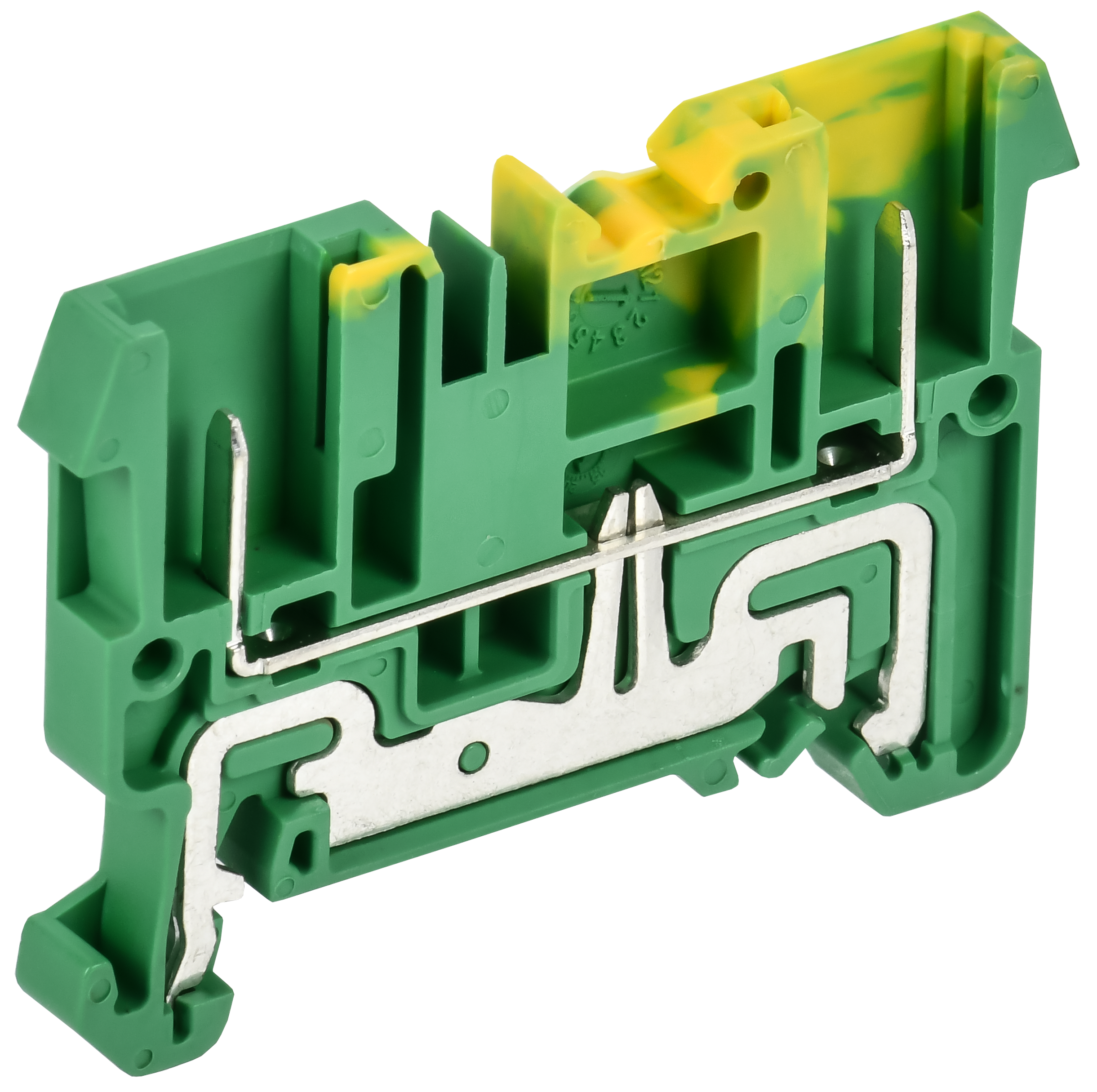 ARMAFIX Клемма пружинная CX2,5-2B PE разъемная 2,5мм2 (2 разъема) заземляющая IEK