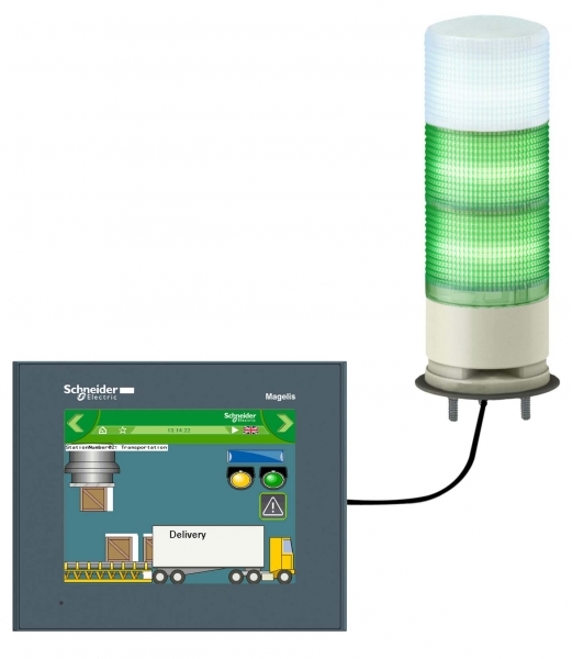 СВЕТОВАЯ КОЛОННА В СБОРЕ С USB ПОДКЛЮЧ.