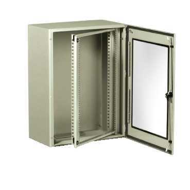 ШКАФ VDM С ПОВОРОТНОЙ РАМОЙ 19" 9U 400х600х400