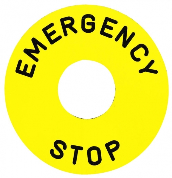 МАРКИРОВКА ARRET D'URGENCE ZB2BY9130