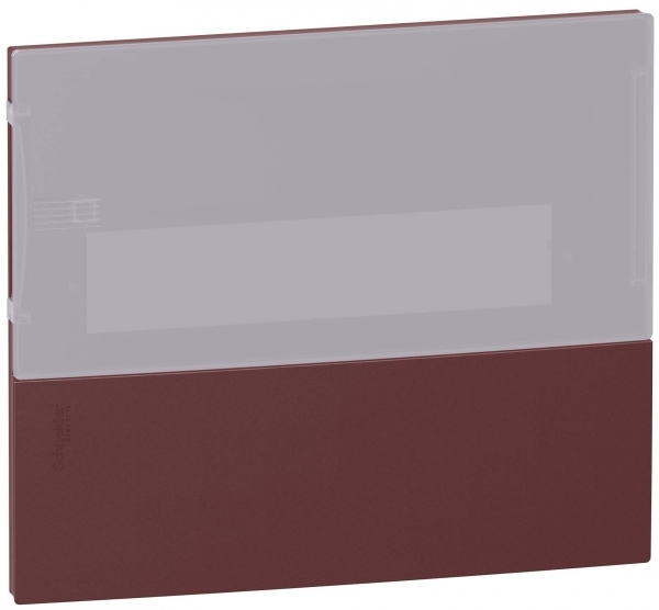 MINI PRAGMA бордовая ПЕРЕДНЯЯ ПАНЕЛЬ ВСТРАИВ. ЩИТА С ДЫМЧ. ДВ. 1РЯД/6МОД,Италия