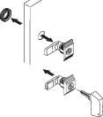 КОМПЛЕКТНАЯ РУЧКА С ЗАМКОМ 220