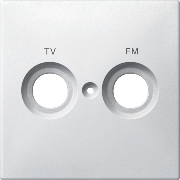 ЦЕНТ.ПЛАТА С МАРКИРОВКОЙ TV+FM, БЕЛЫЙ