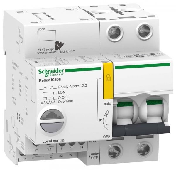 АВТ. ВЫКЛ. REFLEX iC60N 2П 25A C