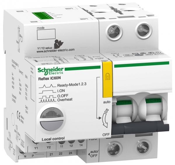 АВТОМАТИЧЕСКИЙ ВЫКЛЮЧАТЕЛЬ REFLEX iC60N 2П 25A D Ti24