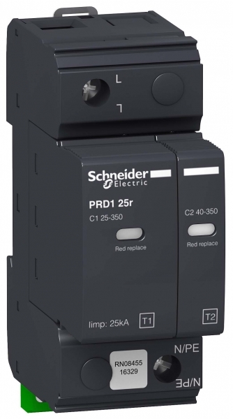 PRD1 25r ОПН 1P КЛАСС 1+2 СО СМЕН.КАРТ