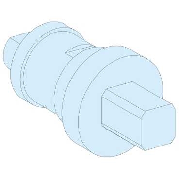 ДВЕРНАЯ ВТУЛКА С КВАДРАТНЫМ ШТЫРЁМ, 8 ММ, IP55