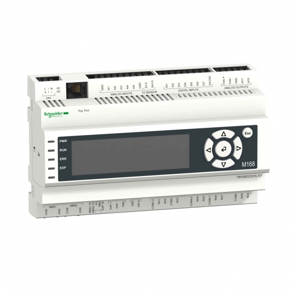 ПЛК с дисп для чиллеров 23 вх/вых Modbus
