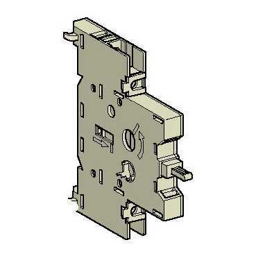 TeSys GV3, auxiliary contact, 1 NO+1 NC