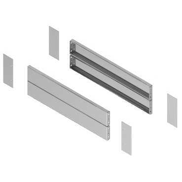 2 БОКОВЫЕ ПАНЕЛИ ЦОКОЛЯ 400x200 НЕРЖ. 304L