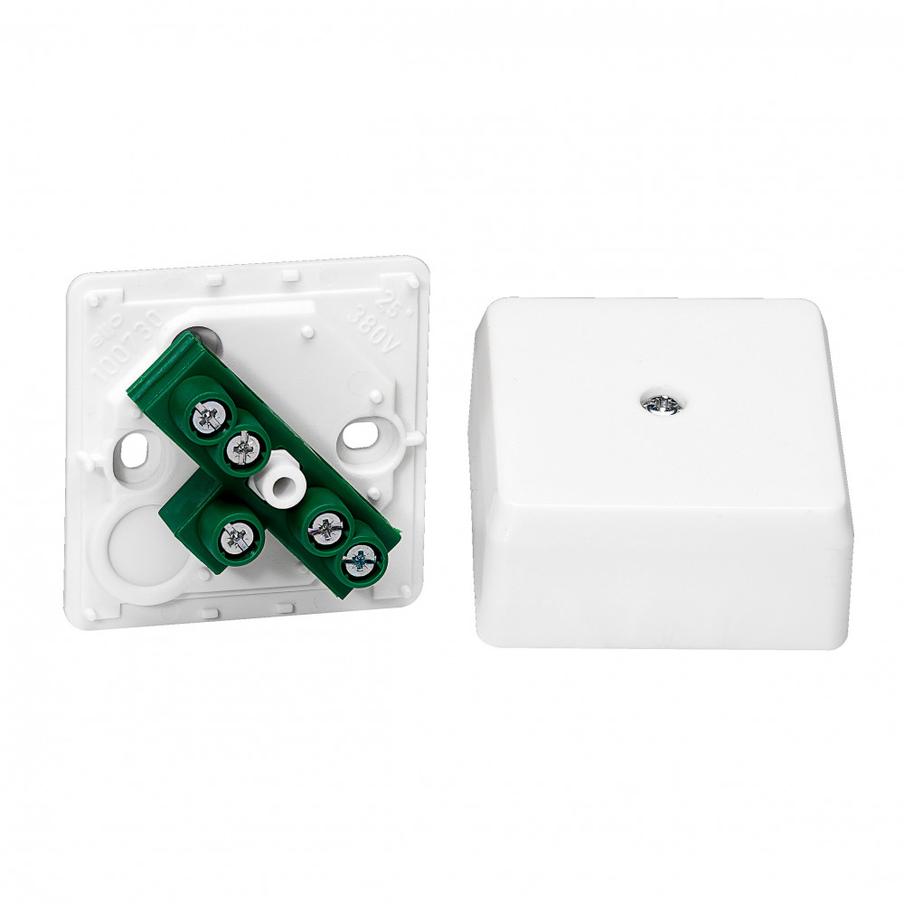 КОРОБКА СОЕД.IP20 60Х60 + КОЛОДКА 5*440V