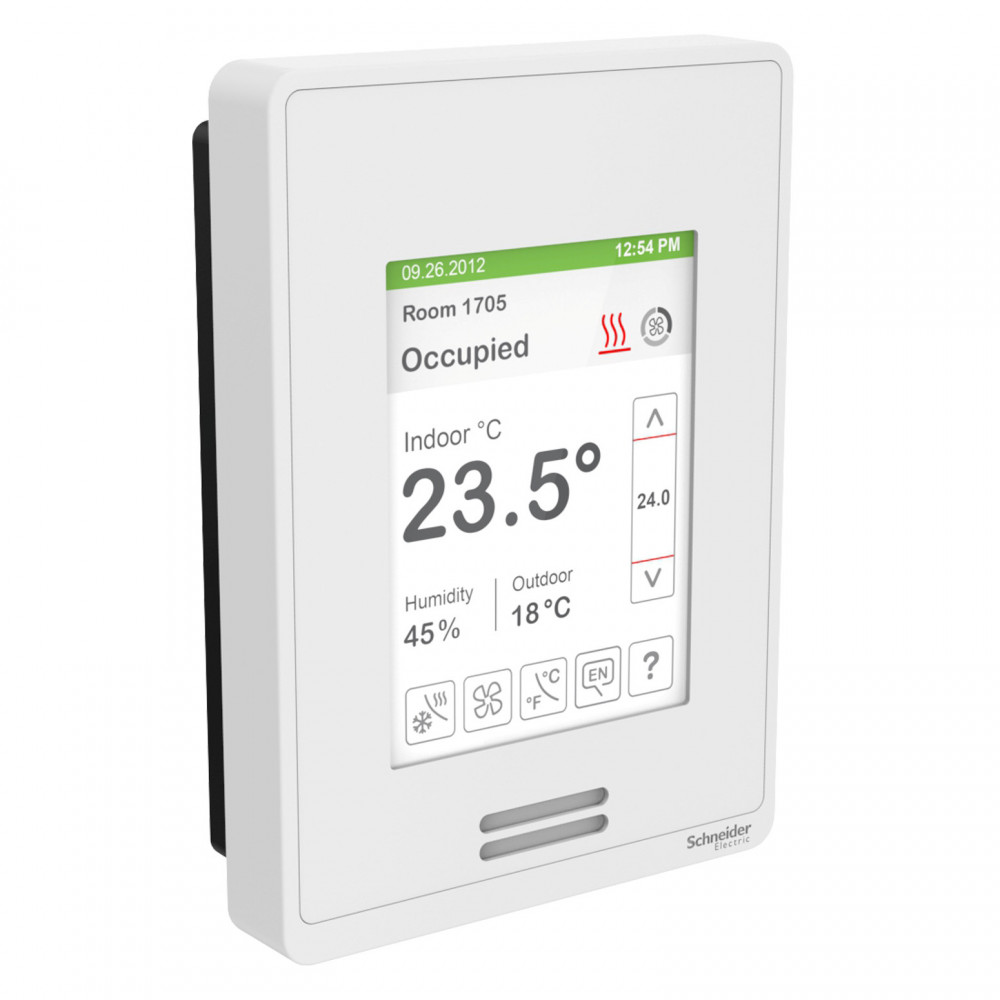 Контр.оллер комн фанкойла/~230В темп/вл/присут BACnet бел 24В