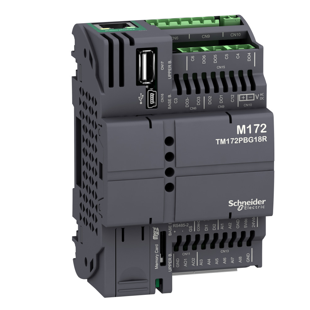 ПЛК М172,без дисплея,18 I/O Eth, 2 RS485