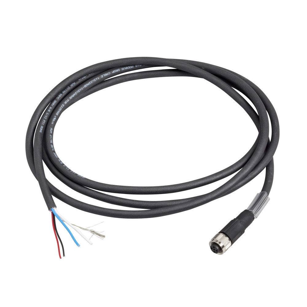 КАБЕЛЬ ЭКРАНИР.MODBUS, 10М, М12-ПРОВОДА, 24В