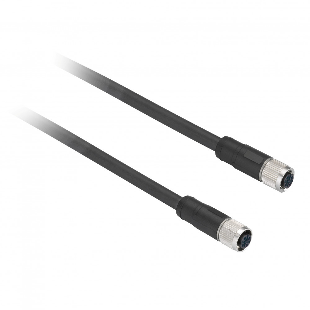 КАБ.С КОННЕКТ.М12,5PIN, РАЗЪЕМ, 2М,ПРЯМ., 250В