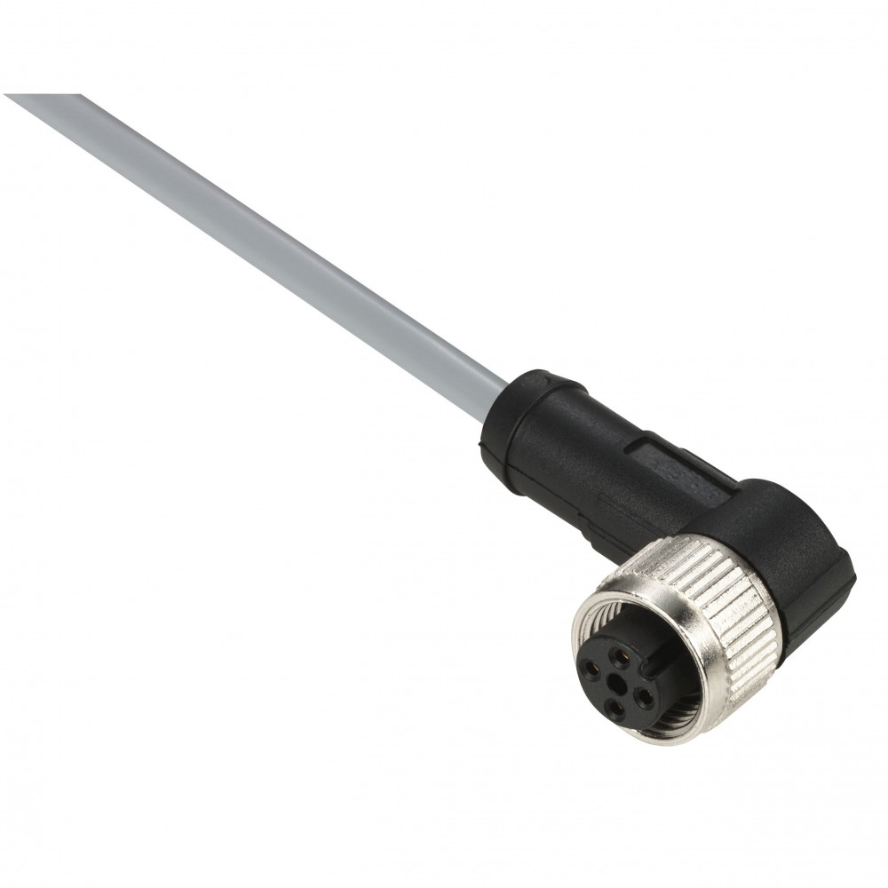 КАБ.С КОННЕКТ.М12,5PIN,РАЗЪЕМ, 10М,УГЛ., 250В