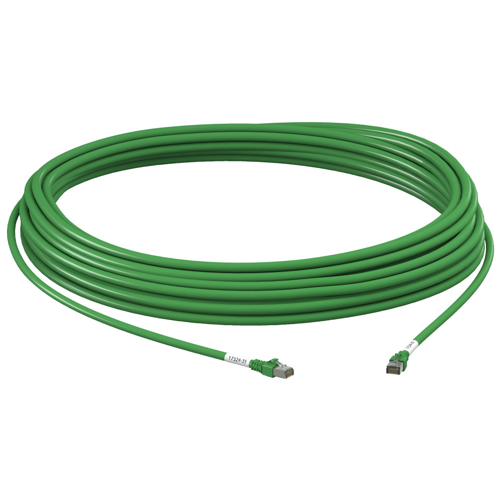 Патч-корд медный 5е UTP LSZH 20м,зеленый