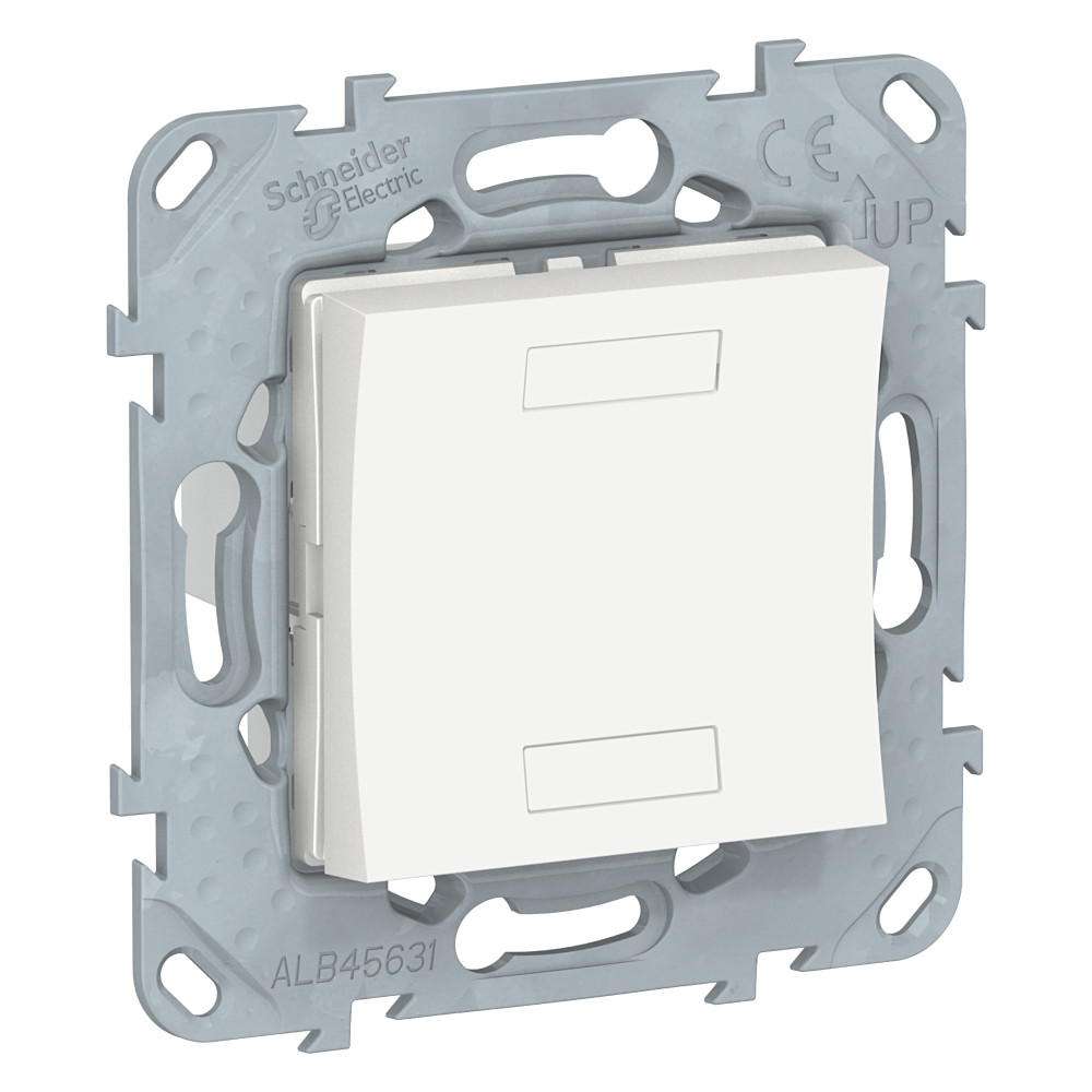 UNICA NEW KNX 1-кнопочный выключатель, БЕЛЫЙ АНТИБ.